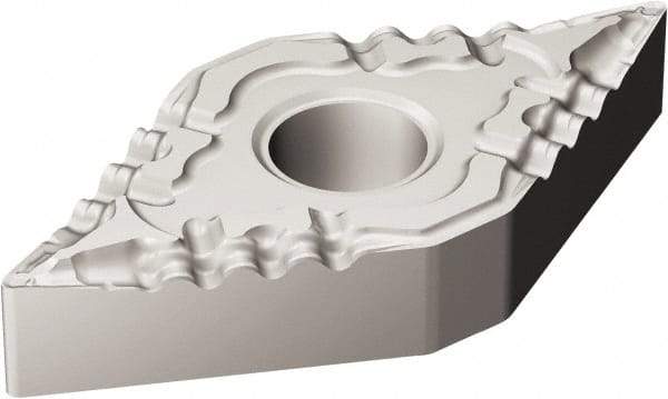 Sandvik Coromant - DNMG442 PF Grade 5015 Cermet Turning Insert - Uncoated, 55° Diamond, 1/2" Inscr Circle, 1/4" Thick, 1/32" Corner Radius - Apex Tool & Supply