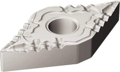 Sandvik Coromant - DNMG442 PF Grade 5015 Cermet Turning Insert - Uncoated, 55° Diamond, 1/2" Inscr Circle, 1/4" Thick, 1/32" Corner Radius - Apex Tool & Supply