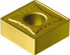 Sandvik Coromant - SNMG856 MR Grade 235 Carbide Turning Insert - TiCN/TiN Finish, 90° Square, 1" Inscr Circle, 5/16" Thick, 3/32" Corner Radius - Apex Tool & Supply