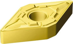 Sandvik Coromant - DNMG432 MR Grade 2035 Carbide Turning Insert - TiAlN/TiN Finish, 55° Diamond, 1/2" Inscr Circle, 3/16" Thick, 1/32" Corner Radius - Apex Tool & Supply
