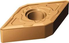 Sandvik Coromant - DNMG431 SM Grade 1125 Carbide Turning Insert - TiAlN/AlCr2O3 Finish, 55° Diamond, 1/2" Inscr Circle, 3/16" Thick, 1/64" Corner Radius - Apex Tool & Supply