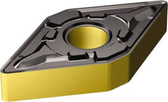 Sandvik Coromant - DNMG443 PR Grade 4305 Carbide Turning Insert - TiCN/AI2O3/TiN Finish, 55° Diamond, 1/2" Inscr Circle, 1/4" Thick, 3/64" Corner Radius - Apex Tool & Supply