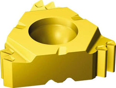 Sandvik Coromant - 266 External Right Hand 11.5 NPT Laydown Threading Insert - Grade 1020, TiN Coated Carbide, 12.7mm Inscribed Circle - Apex Tool & Supply