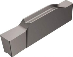 Sandvik Coromant - H1N123 GE Grade CB20, 4mm Cutting Width Carbide Grooving Insert - Neutral, 0.2mm Corner Radius, Uncoated - Apex Tool & Supply