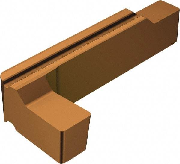Sandvik Coromant - HXR/LG123.. GS Grade 1115, 3mm Cutting Width Carbide Grooving Insert - 5mm Max Depth of Cut, Right Hand, 0.2mm Corner Radius, TiAlN/AlCr2O3 Finish - Apex Tool & Supply