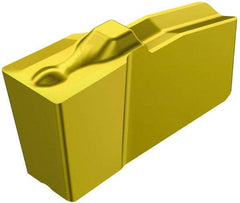 Sandvik Coromant - 25N151.2 4G Grade 235, 2.65mm Cutting Width Carbide Grooving Insert - Neutral, TiCN/TiN Finish - Apex Tool & Supply