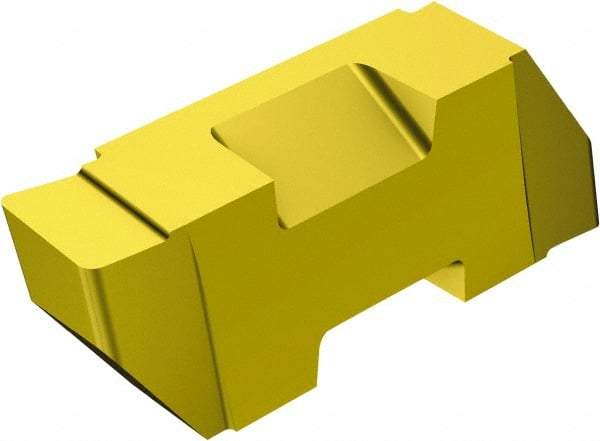 Sandvik Coromant - 3TLGP Grade 2135, 1/8" Cutting Width Carbide Grooving Insert - 3.81mm Max Depth of Cut, Right Hand, 0.19mm Corner Radius, TiCN/Al2O3/TiN Finish - Apex Tool & Supply