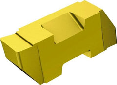Sandvik Coromant - 2TLGP Grade 2135, 0.79mm Cutting Width Carbide Grooving Insert - 1.27mm Max Depth of Cut, Right Hand, 0.09mm Corner Radius, TiCN/Al2O3/TiN Finish - Apex Tool & Supply