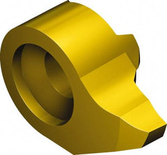 Sandvik Coromant - 07MB Grade 1025, 1mm Cutting Width Carbide Grooving Insert - 0.7mm Max Depth of Cut, Right Hand, TiAlN/TiN Finish - Apex Tool & Supply