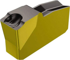 Sandvik Coromant - 31530N151.2 5G Grade 4225, 3.15mm Cutting Width Carbide Grooving Insert - Neutral, 0.15mm Corner Radius, TiCN/Al2O3/TiN Finish - Apex Tool & Supply