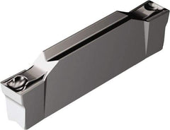 Sandvik Coromant - GN123 GF Grade 1105, 3mm Cutting Width Carbide Grooving Insert - 19.2mm Max Depth of Cut, Neutral, 0.2mm Corner Radius, TiAlN2 Finish - Apex Tool & Supply