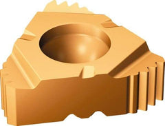 Sandvik Coromant - 266 Internal Right Hand Metric 60° Laydown Threading Insert - Grade 1125, TiCrAlN/TiAlN Coated Carbide, 9.525mm Inscribed Circle - Apex Tool & Supply
