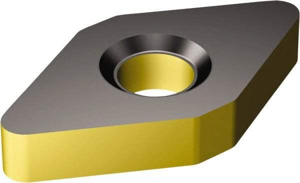 Sandvik Coromant - DNMA443 KR Grade 3210 Carbide Turning Insert - TiCN/Al2O3/TiN Finish, 55° Diamond, 1/2" Inscr Circle, 1/4" Thick, 3/64" Corner Radius - Apex Tool & Supply