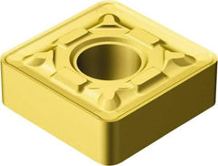 Sandvik Coromant - SNMG433 MR Grade 2035 Carbide Turning Insert - TiAlN/TiN Finish, 90° Square, 1/2" Inscr Circle, 3/16" Thick, 3/64" Corner Radius - Apex Tool & Supply