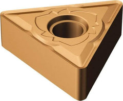 Sandvik Coromant - TNMG432 SM Grade 1115 Carbide Turning Insert - TiAlN/AlCr2O3 Finish, 60° Triangle, 1/2" Inscr Circle, 3/16" Thick, 1/32" Corner Radius - Apex Tool & Supply