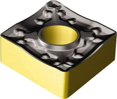 Sandvik Coromant - CNMM643 PR Grade 4305 Carbide Turning Insert - TiCN/Al2O3/TiN Finish, 80° Diamond, 3/4" Inscr Circle, 1/4" Thick, 3/64" Corner Radius - Apex Tool & Supply