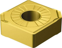 Sandvik Coromant - CNMX43 SM Grade 2015 Carbide Turning Insert - TiCN/Al2O3/TiN Finish, 80° Diamond, 1/2" Inscr Circle, 3/16" Thick, 1/32" Corner Radius - Apex Tool & Supply