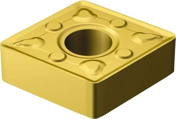 Sandvik Coromant - CNMG432 WMX Grade 2015 Carbide Turning Insert - TiCN/AI2O3/TiN Finish, 80° Diamond, 1/2" Inscr Circle, 3/16" Thick, 1/32" Corner Radius - Apex Tool & Supply