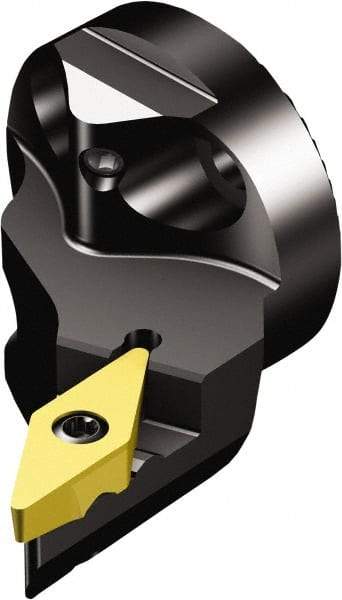 Sandvik Coromant - Left Hand Cut, Size 40, TR-VB1308 Insert Compatiblity, Modular Turning & Profiling Cutting Unit Head - 27mm Ctr to Cutting Edge, 42mm Head Length, Through Coolant, Series CoroTurn TR - Apex Tool & Supply