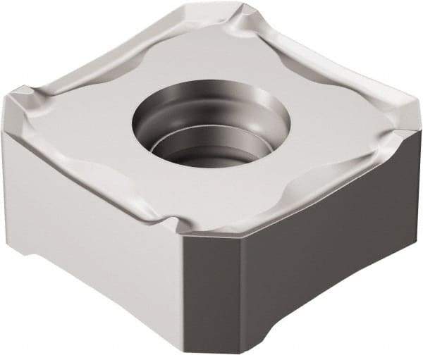 Sandvik Coromant - 345R1305 KL Grade H13A Carbide Milling Insert - Uncoated, 5.6mm Thick, 13mm Inscribed Circle, 0.8mm Corner Radius - Apex Tool & Supply