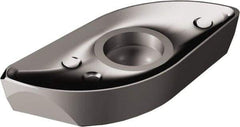 Sandvik Coromant - R2163006 M-M Grade 1010 Carbide Milling Insert - TiAlN2 Finish, 1/4" Thick, 30mm Corner Radius - Apex Tool & Supply