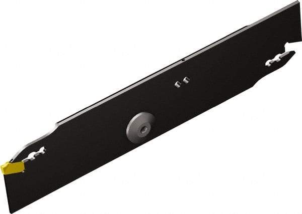Sandvik Coromant - 33mm Max Depth of Cut, Right Hand Cut, Indexable Grooving Blade - F Seat Size, QD-N/R/L2..C..A Insert Style, Series Corocut QD - Apex Tool & Supply
