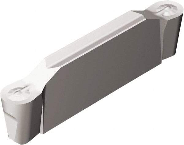 Sandvik Coromant - H2N123x2 RO 4.75mm Cutting Width Carbide Grooving Insert - 22.9mm Max Depth of Cut, Neutral, 2.38mm Corner Radius, Uncoated - Apex Tool & Supply