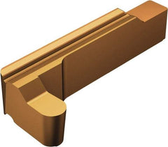 Sandvik Coromant - 0200LG123 Grade 1115, 2mm Cutting Width Carbide Grooving Insert - 6mm Max Depth of Cut, Left Hand, 1mm Corner Radius, TiAlN/AlCr2O3 Finish - Apex Tool & Supply