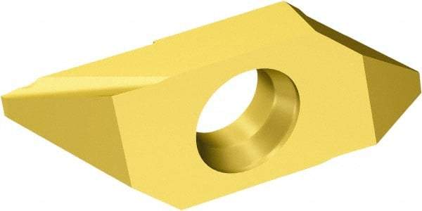 Sandvik Coromant - MABR3005 Grade 1025 Carbide Turning Insert - TiAlN/TiN Finish, Irregular, 1/8" Inscr Circle, 1/8" Thick, 0.05mm Corner Radius - Apex Tool & Supply