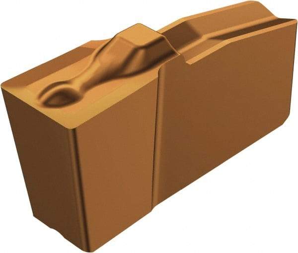 Sandvik Coromant - 40N151.2 4G Grade 1125, 4.8mm Cutting Width Carbide Grooving Insert - Neutral, 0.57mm Corner Radius, TiAlN Finish - Apex Tool & Supply
