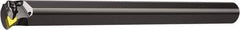 Sandvik Coromant - 1.7047" Min Bore Diam, 12" OAL, 1-1/4" Shank Diam, A..DDUNR/L Indexable Boring Bar - Wedge Holding Method - Apex Tool & Supply