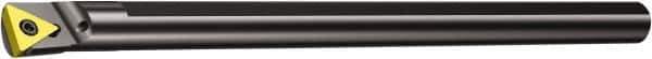 Sandvik Coromant - 23.6mm Min Bore Diam, 10" OAL, 3/4" Shank Diam, E-STFC Indexable Boring Bar - TCMT 221 Insert, Screw Clamping Holding Method - Apex Tool & Supply