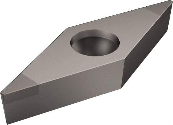 Sandvik Coromant - VBMW332 Grade CB20 CBN Turning Insert - Uncoated, 35° Diamond, 3/8" Inscr Circle, 3/16" Thick, 1/32" Corner Radius - Apex Tool & Supply