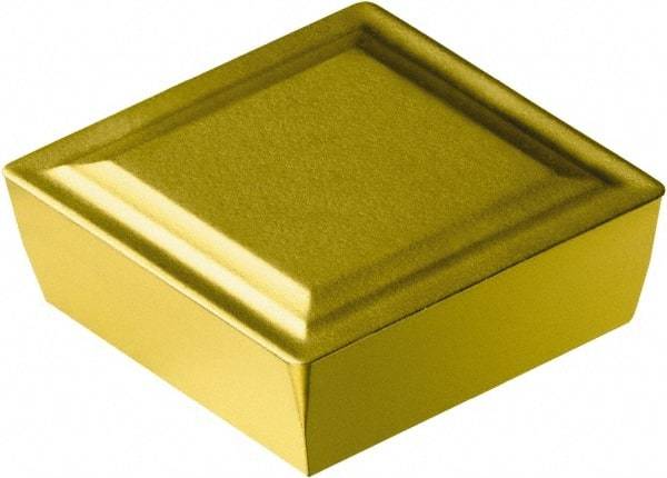 Sandvik Coromant - SPMR423 53 Grade 2025 Carbide Turning Insert - TiCN/Al2O3/TiN Finish, 90° Square, 1/2" Inscr Circle, 1/8" Thick, 3/64" Corner Radius - Apex Tool & Supply