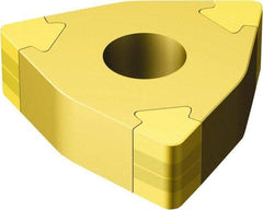 Sandvik Coromant - WNGA432 WG Grade 7525 CBN Turning Insert - 80° Trigon, 1/2" Inscr Circle, 3/16" Thick, 1/32" Corner Radius - Apex Tool & Supply