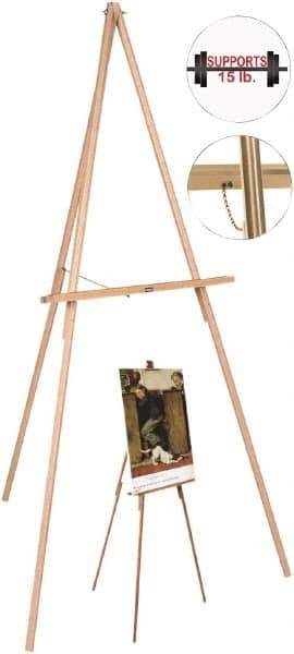MasterVision - Folding Easel - 60" High - Apex Tool & Supply