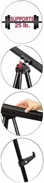 MasterVision - Folding Easel - 64" High - Apex Tool & Supply