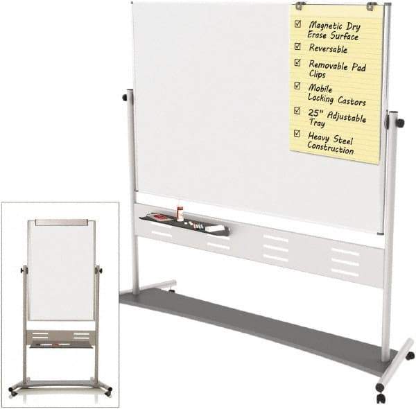 MasterVision - Magnetic Dry Erase Easel - 80" High - Apex Tool & Supply