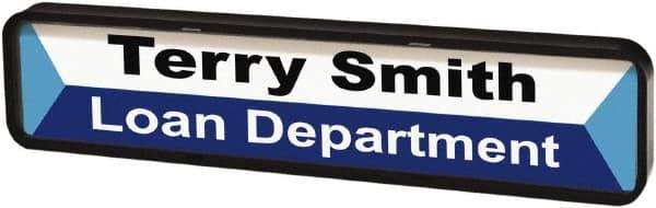 ADVANTUS - "Customizable", 1" Long x 9" Wide, Rigid Plastic Safety Sign - Rectangular, Use for Workplace/Safety - Apex Tool & Supply