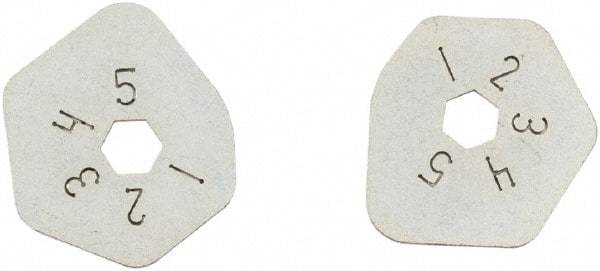 SEYMOUR-MIDWEST - 2 Piece, 5 Setting, Size 1/16 to 5/16 Gauge Rake Cam Set - Use with CAM Gauge Rake - Apex Tool & Supply