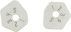 SEYMOUR-MIDWEST - 2 Piece, 5 Setting, Size 1/16 to 5/16 Gauge Rake Cam Set - Use with CAM Gauge Rake - Apex Tool & Supply