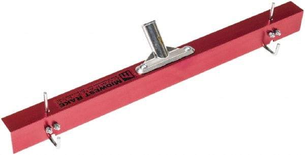 SEYMOUR-MIDWEST - Sled Style Gauge Rake - 24" Wide, Aluminum Head - Apex Tool & Supply
