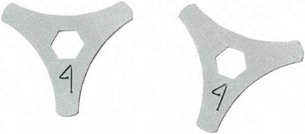 SEYMOUR-MIDWEST - 2 Piece, 3 Setting, Size 4 Gauge Rake Cam Set - Use with CAM Gauge Rake - Apex Tool & Supply