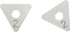SEYMOUR-MIDWEST - 2 Piece, 3 Setting, Size 2 Gauge Rake Cam Set - Use with CAM Gauge Rake - Apex Tool & Supply
