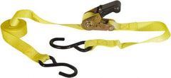 Buyers Products - 12' Long x 1" Wide, 1,800 Lb Basket Capacity, Nylon Web Sling - Yellow - Apex Tool & Supply