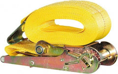 Buyers Products - 27' Long x 3" Wide, 15,000 Lb Basket Capacity, Nylon Web Sling - Yellow - Apex Tool & Supply