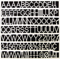 MasterVision - Plastic Letter Kits Type: Reusable Letters Display Size: 1 (Inch) - Apex Tool & Supply