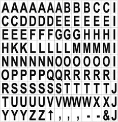 MasterVision - Black, 3/4" High Magnetic Letters - Includes Interchangeable Magnetic Characters, For Use with Magnetic Dry Erase Boards - Apex Tool & Supply