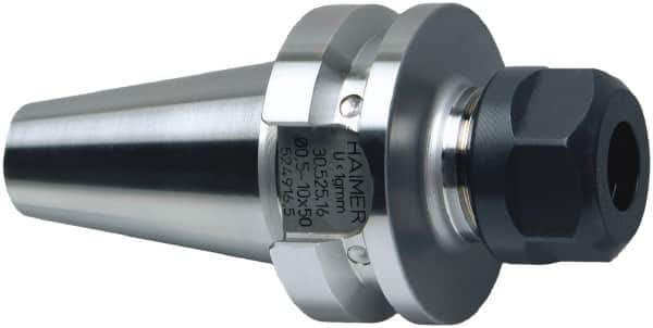 HAIMER - 0.04" to 0.51" Capacity, 3.54" Projection, BT30 Taper Shank, ER20 Collet Chuck - 0.0001" TIR - Exact Industrial Supply