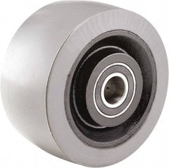 Hamilton - 6 Inch Diameter x 3 Inch Wide, Polyurethane on Cast Iron Caster Wheel - 3,000 Lb. Capacity, 3-1/2 Inch Hub Length, 3/4 Inch Axle Diameter, Sealed Precision Ball Bearing - Apex Tool & Supply